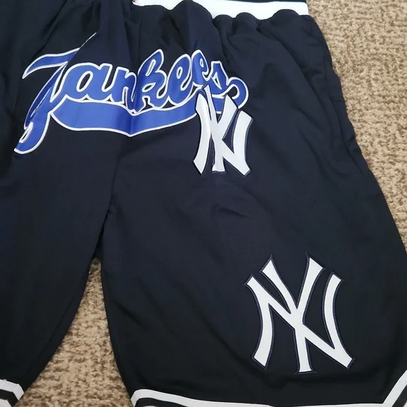 Just Don H. C. NY Yankees Baseball ⚾️ Shorts 🏀 - Picture 3 of 7